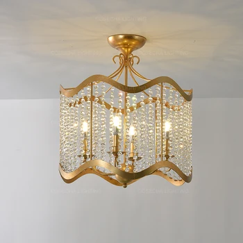 K9 esferas de cristal candelabros de ouro iluminação jogos de cozinha no quarto corredor elegante lustre de cair para o casamento da princesa quarto