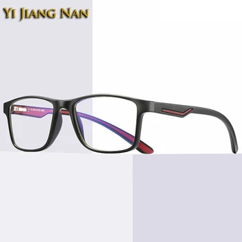 Homens TR90 Óculos com Armação Estilo esportivo Prescrição de Óculos Mulheres Flexível Óculos Anti Derrapante Templos Óculos