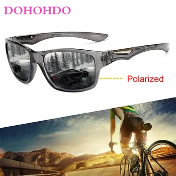 DOHOHDO de Luxo Óculos Polarizados Para Homens de Condução Tons Masculina Óculos de Sol Para Homens Retro Mulheres Marca Designer UV400 Gafas