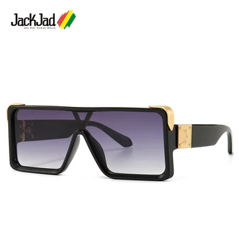 JackJad Moda Moderna Legal Quadrado Escudo de Óculos de sol de Estilo Homens 2020 ins Popular Marca de Design de Óculos de Sol Oculos De Sol ZE1258