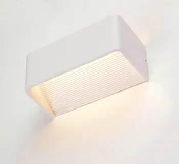 6W Warm White LED Lâmpada de Parede do Quarto de Cabeceira Lâmpada do DIODO emissor de Luz Moderno e Minimalista, iluminação de Parede para Montagem em Superfície Candeeiro de Parede AC85-265V